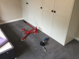 Carpet replacement & tools after