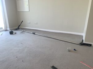 Carpet stretch work in progress (B)